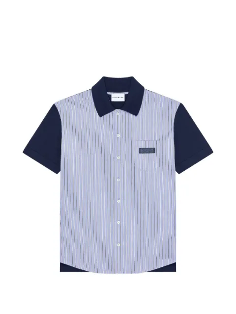 Givenchy striped shirt in cotton with Givenchy Paris gros grain