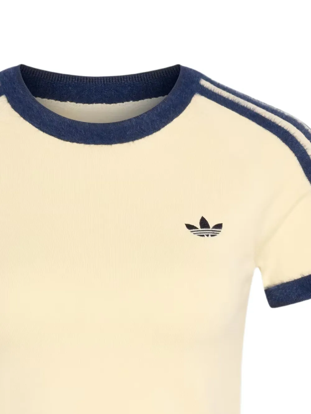 adidas knitted T- shirt Beige