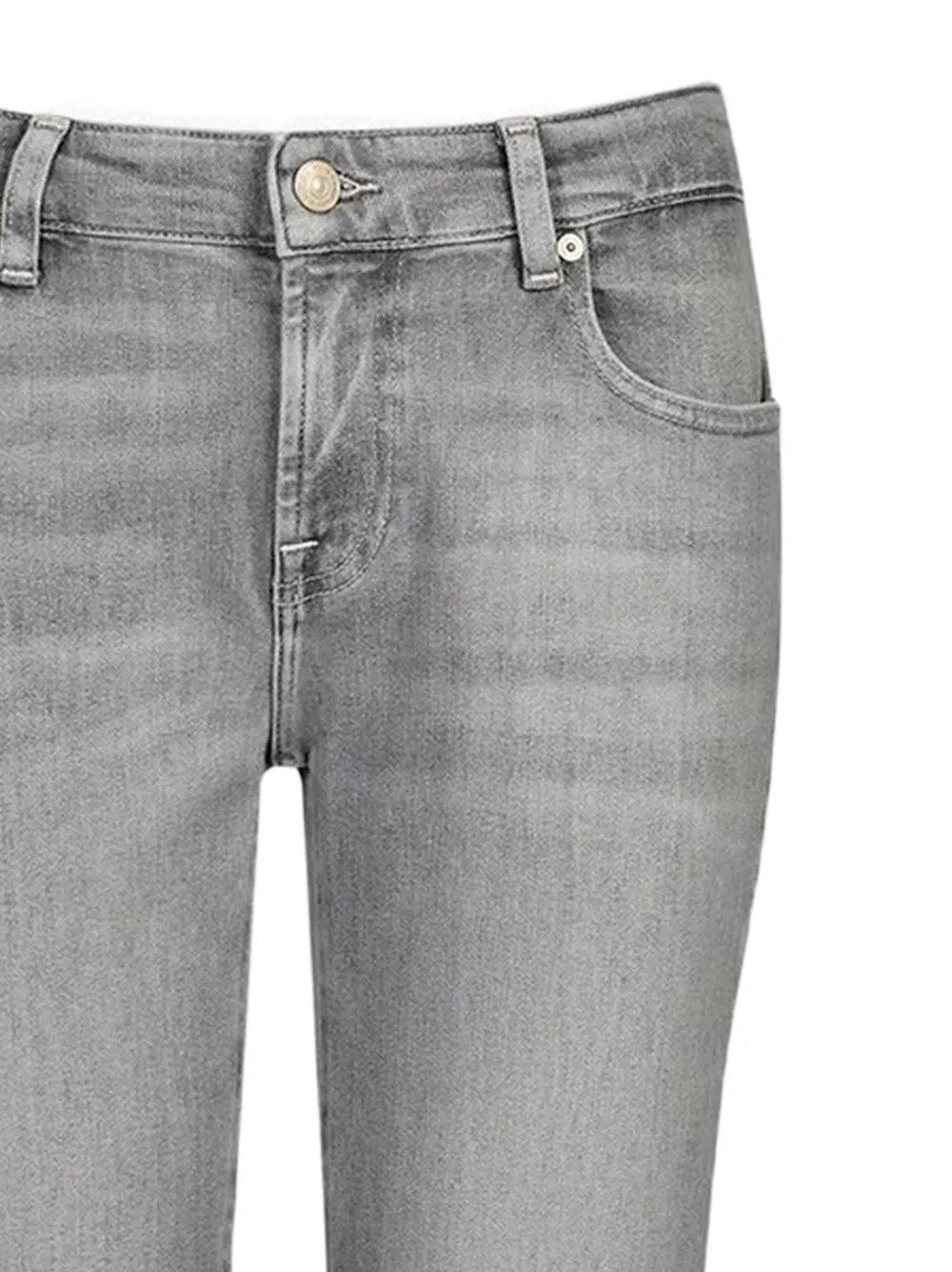 7 For All Mankind Jeans met vervaagd effect en whisker-effect Grijs