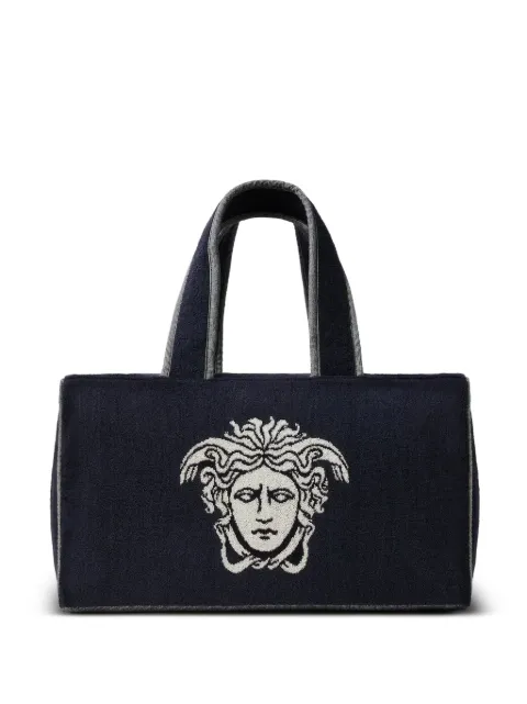 Versace terry-cloth jacquard gym bag