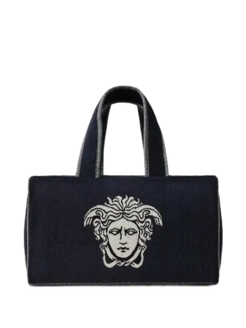 Versace sac de sport à motif en jacquard