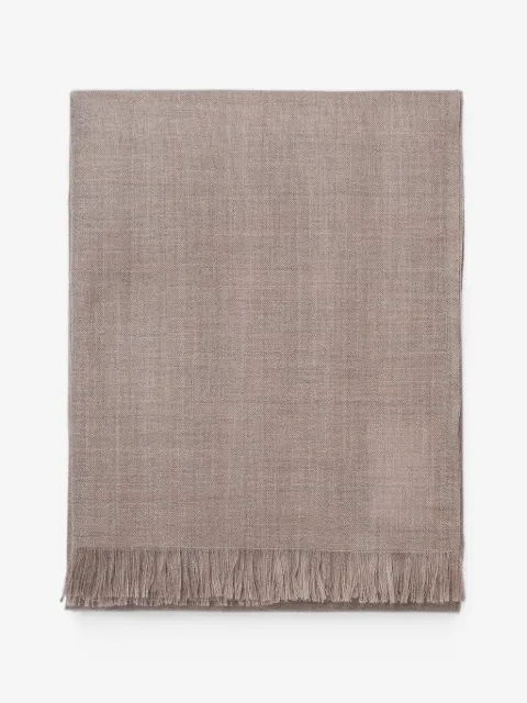 BOMPARD cashmere-voile fringed scarf