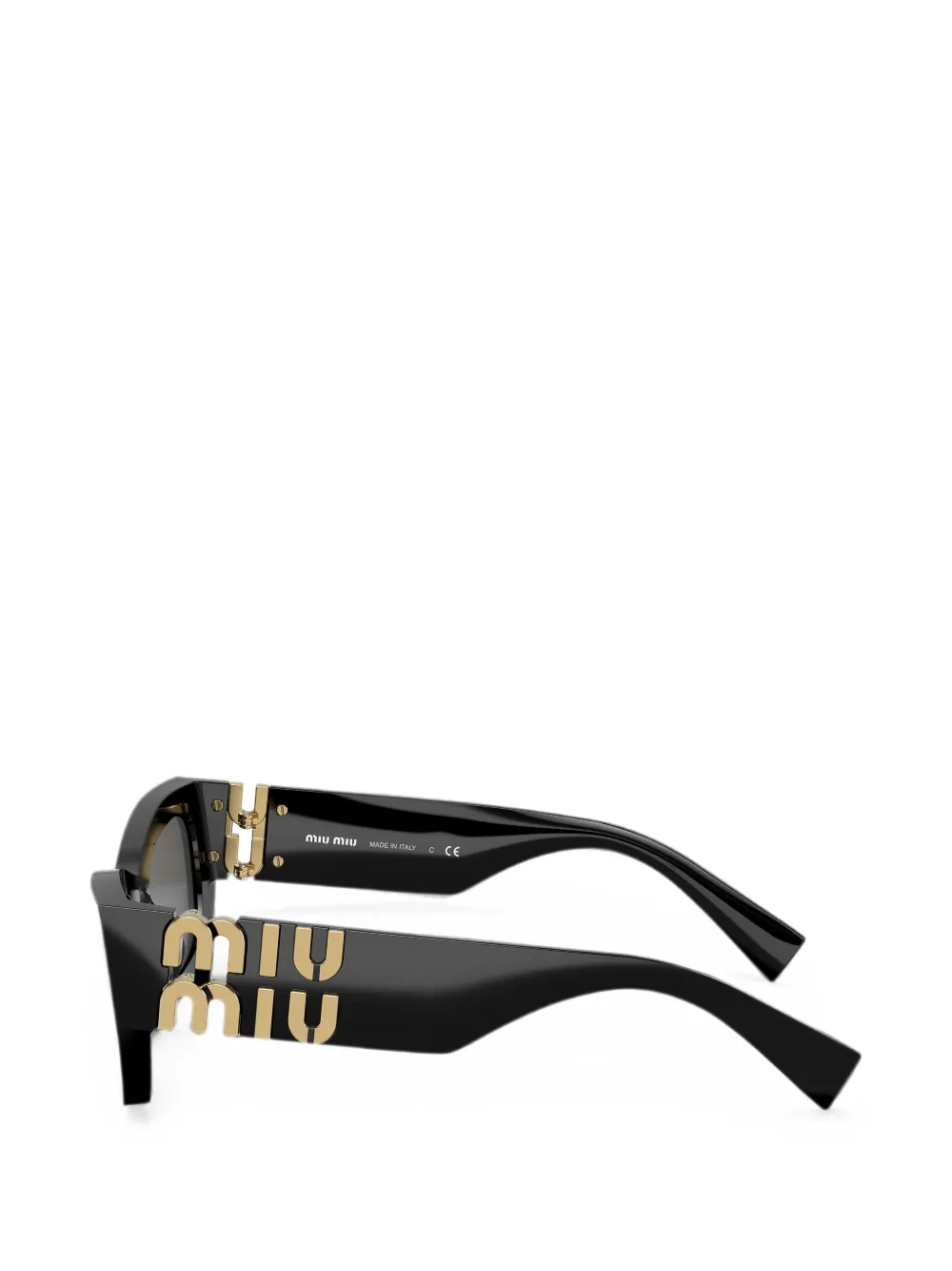 Miu Eyewear Miu Glimpse zonnebril Zwart