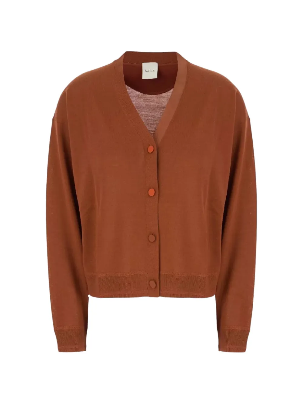Paul Smith V-neck Button-up Cardigan In Brown