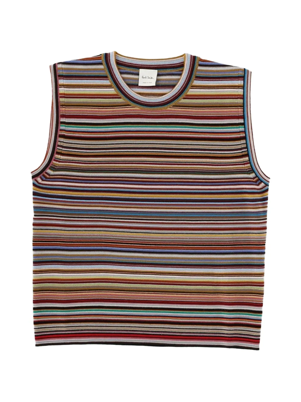 Paul Smith striped merino-wool sweater - Braun