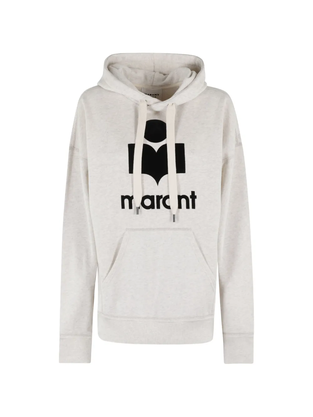 MARANT ÉTOILE Mansel logo-print hoodie - Neutrals