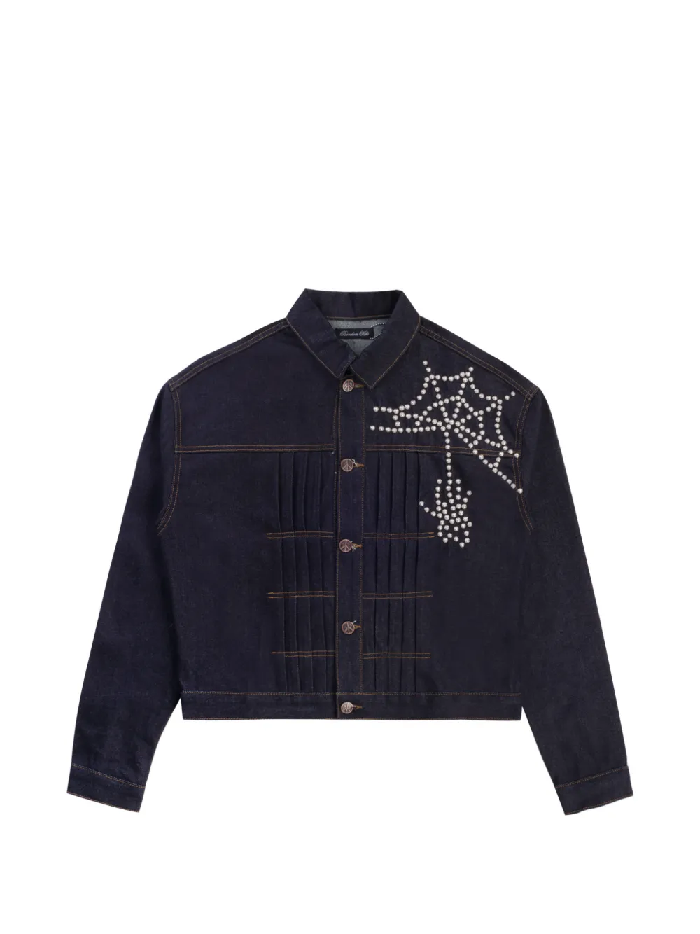 Boredom Kills Spider Jeansjacke - Blau