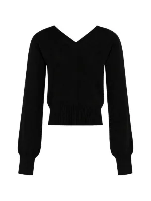 Vivienne Westwood Beatrice V-neck Sweater | Black | FARFETCH
