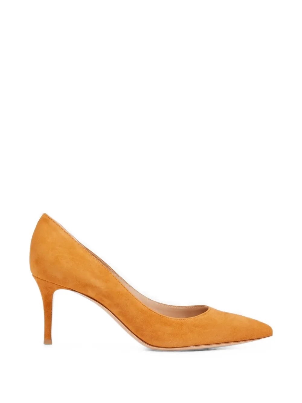 Gianvito Rossi suede pumps - Arancione