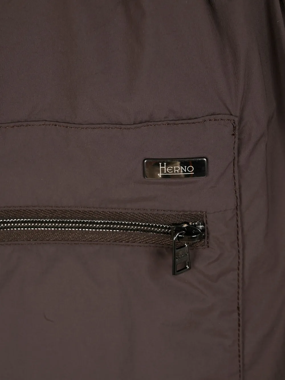 Herno Broek met trekkoordtaille Bruin