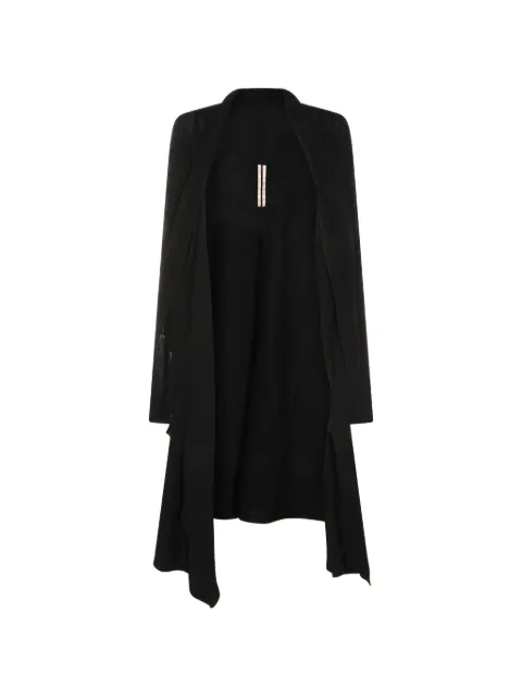 Rick Owens cárdigan cruzado largo
