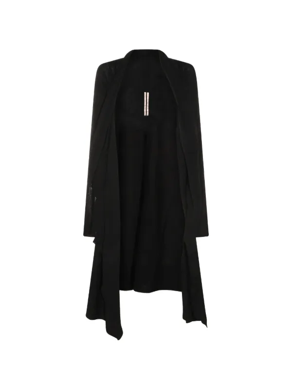 Rick Owens ラップ ロングカーディガン | ブラック | FARFETCH JP