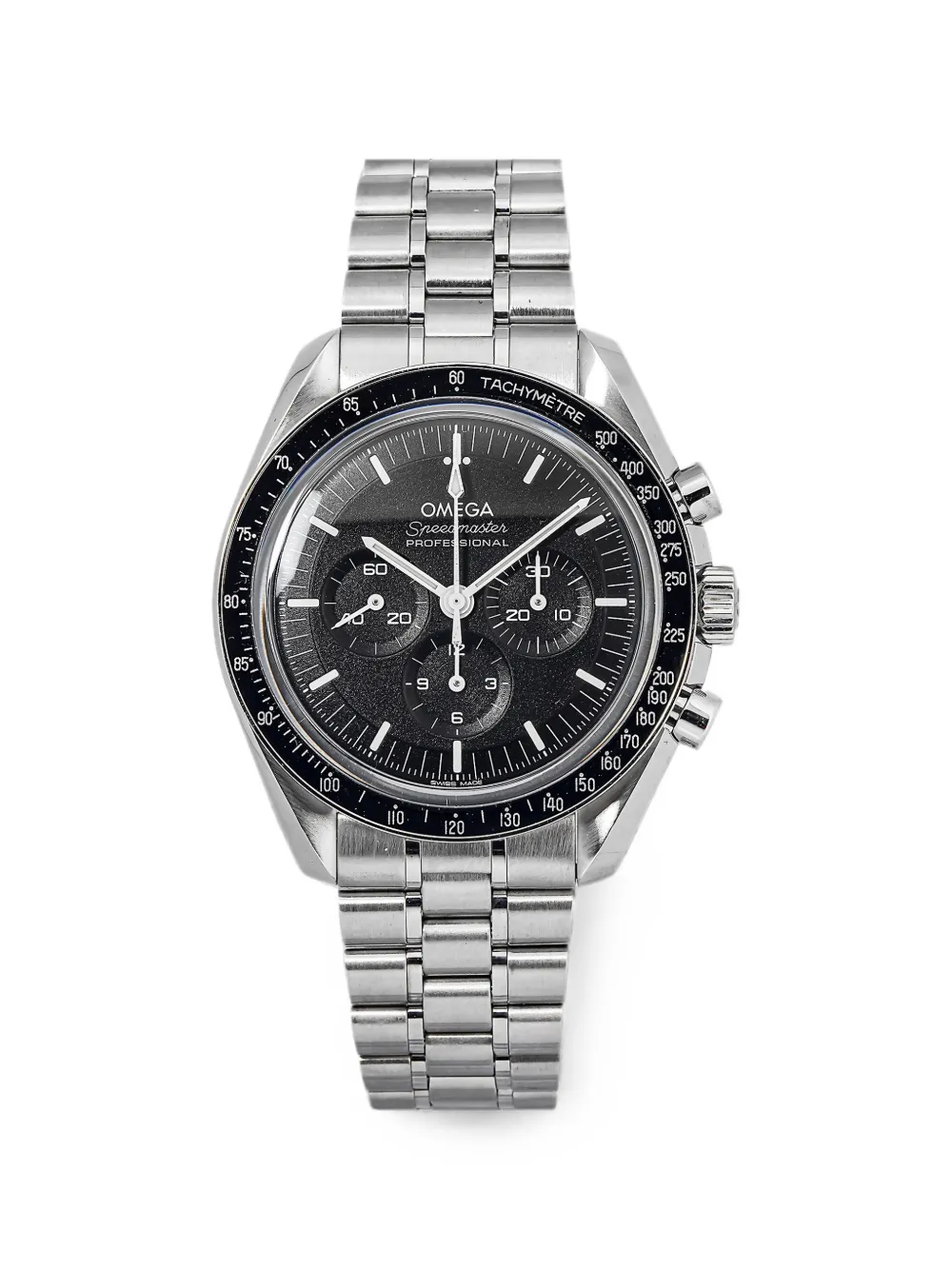 Pre-owned Omega Speedmaster Professional 42mm Watch In Black