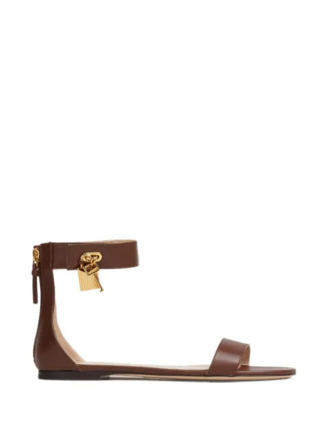 TOM FORD Padlock ankle-strap sandals