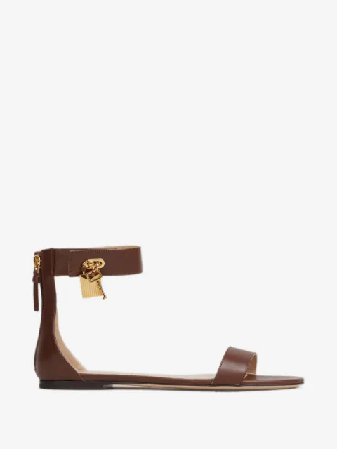 TOM FORD Padlock ankle-strap sandals