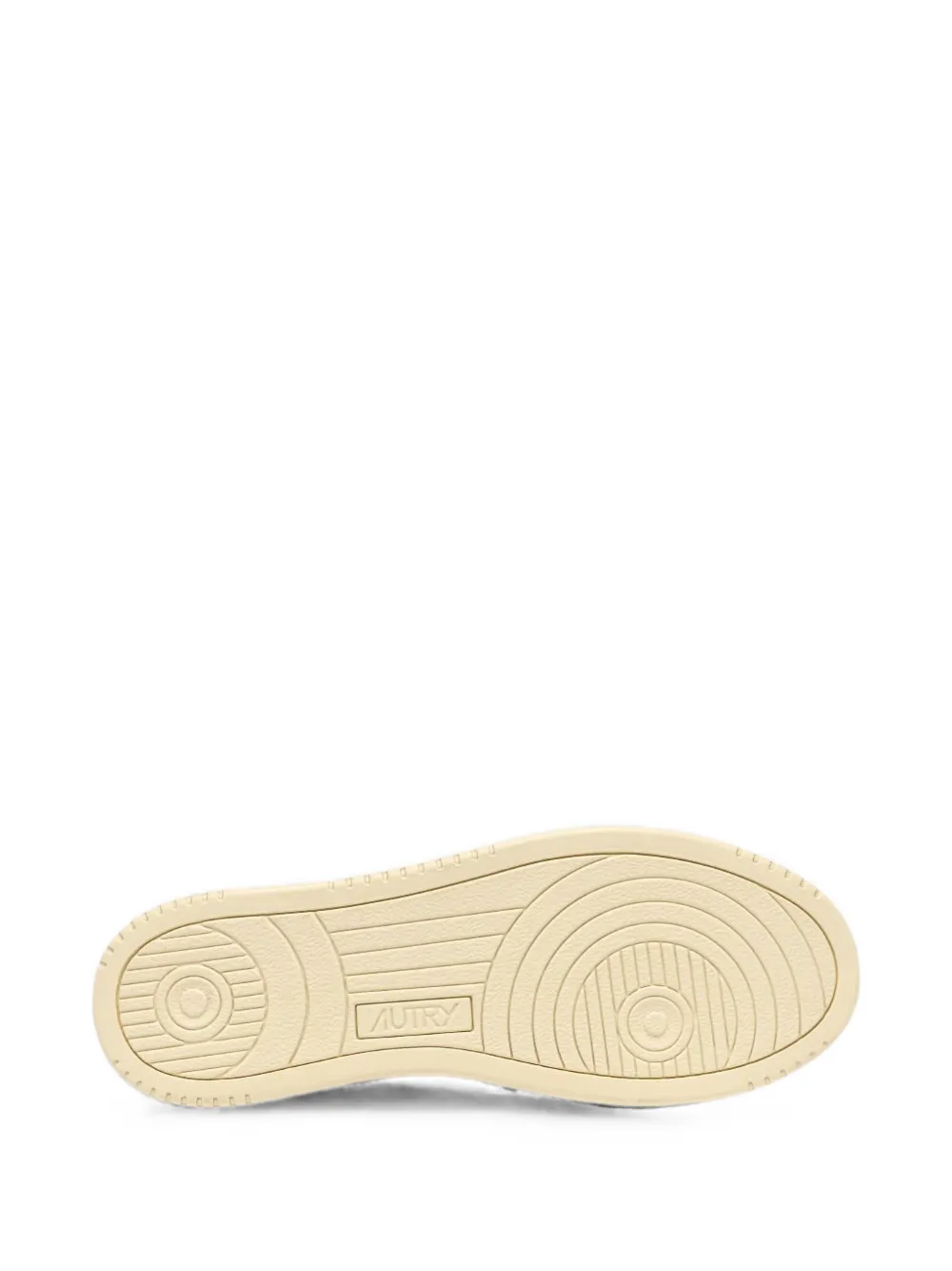 Autry Medalist Low sneakers in white and lion leather and suede Wit