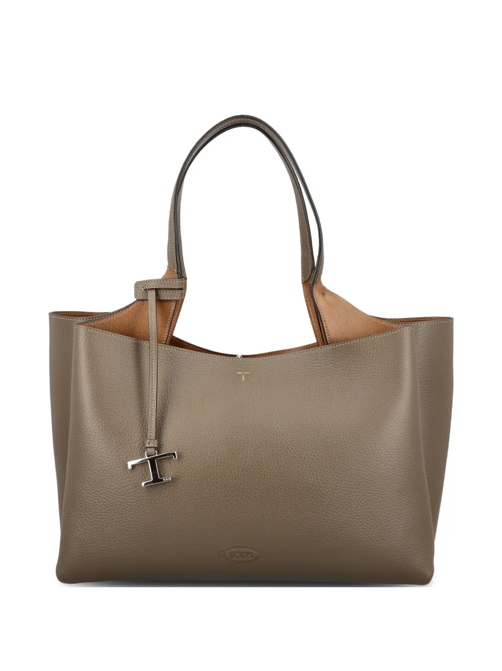 Tod's bag in leather medium - Neutrals