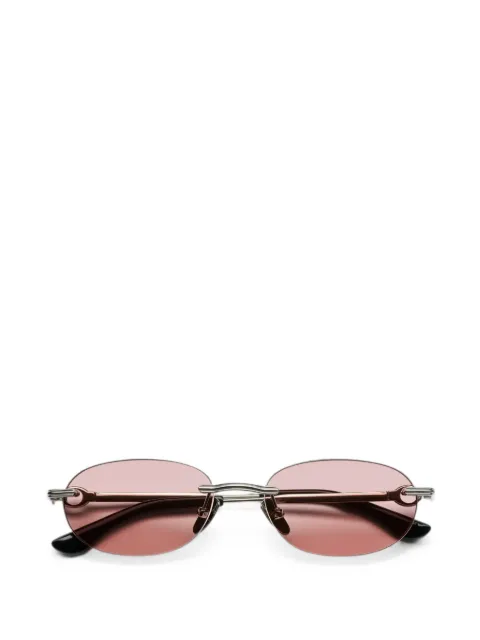 Chimi rimless oval-frame sunglasses
