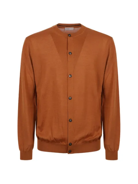Herno fine-knit button-up cardigan