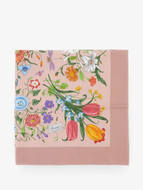 Gucci printed silk twill carré