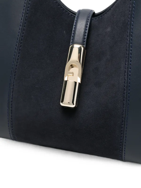 Furla レザーショルダーバッグ | ブルー | FARFETCH JP