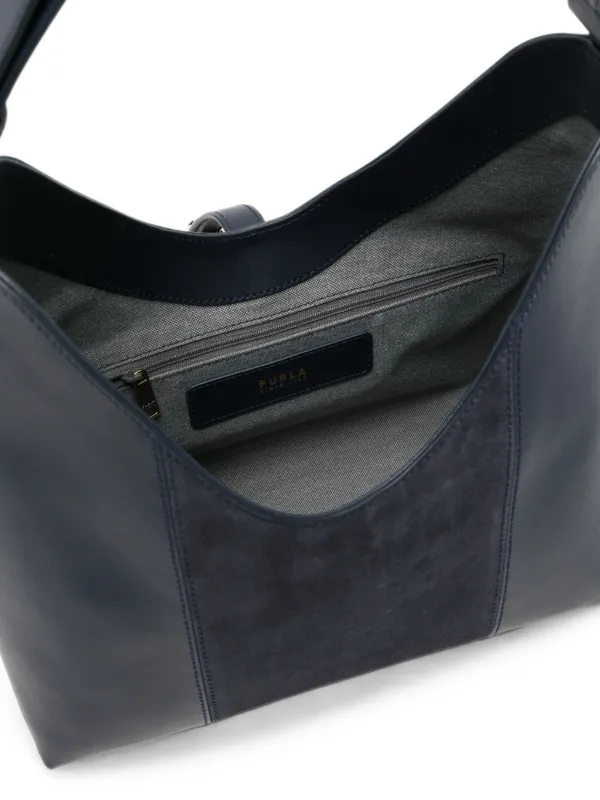 Furla レザーショルダーバッグ | ブルー | FARFETCH JP