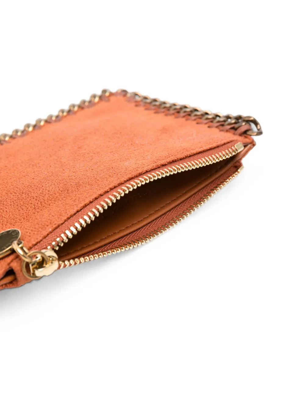 Stella McCartney Falabella pasjeshouder met ketting afwerking Bruin