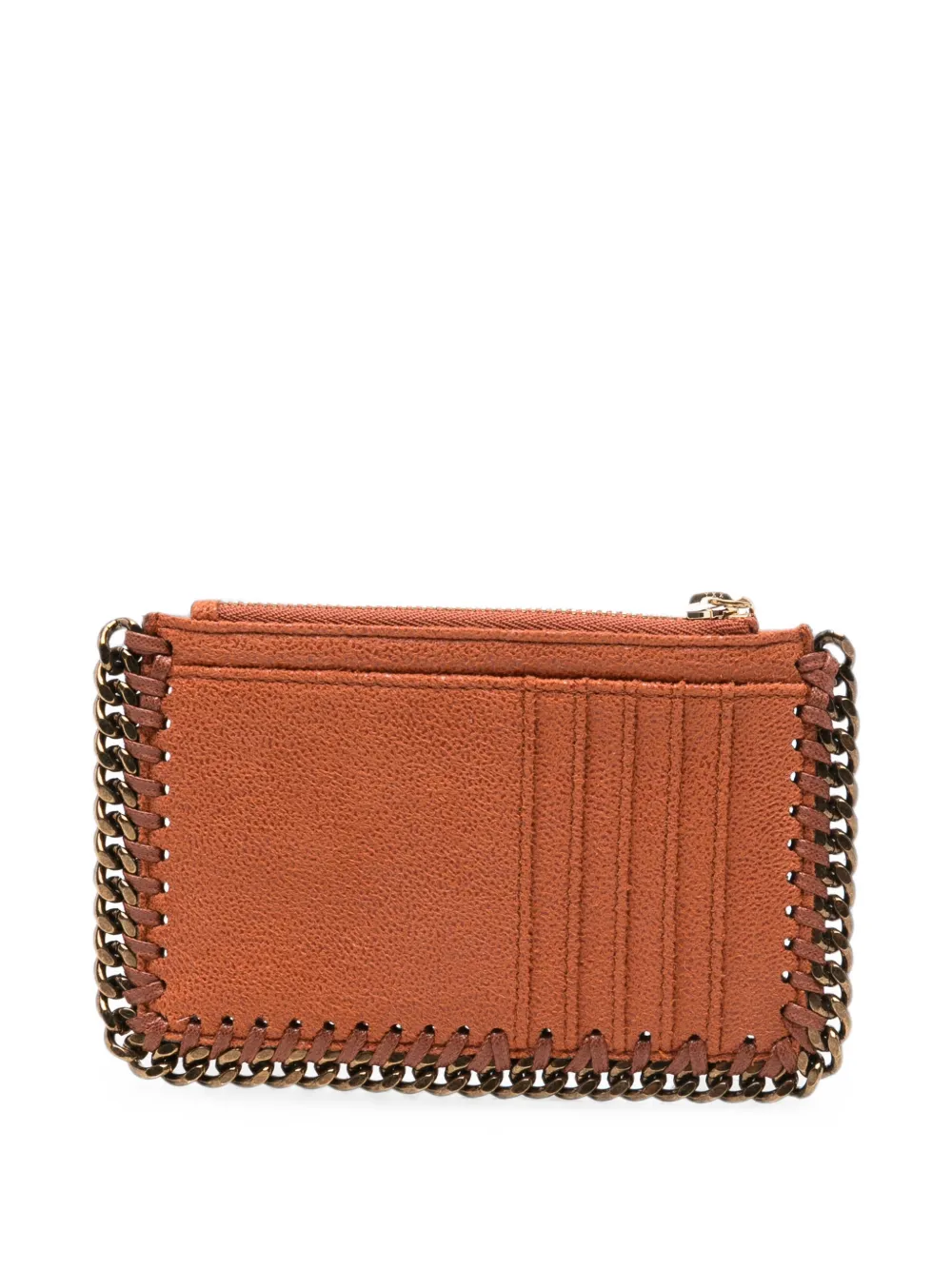 Stella McCartney Falabella pasjeshouder met ketting afwerking Bruin