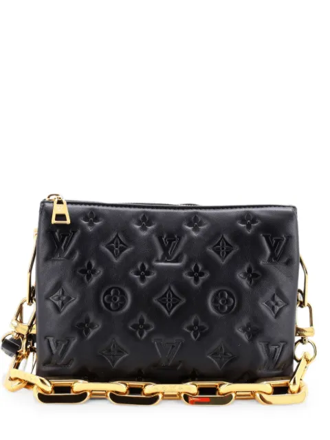 Louis Vuitton Pre-Owned Coussin Bag Monogram Embossed Lambskin BB crossbody bag