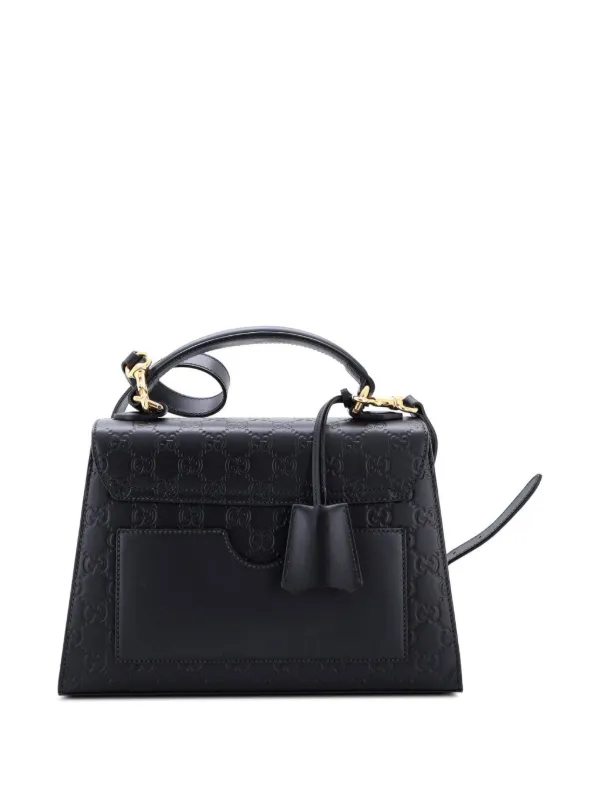 Gucci Pre-Owned パドロック ショルダーバッグ S | ブラック | FARFETCH JP