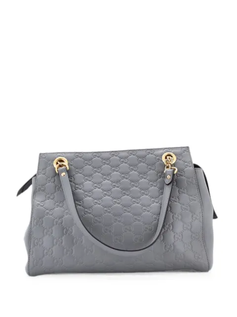 Gucci Pre-Owned Soft Signature Shoulder Bag Guccissima Leather Medium tote bag