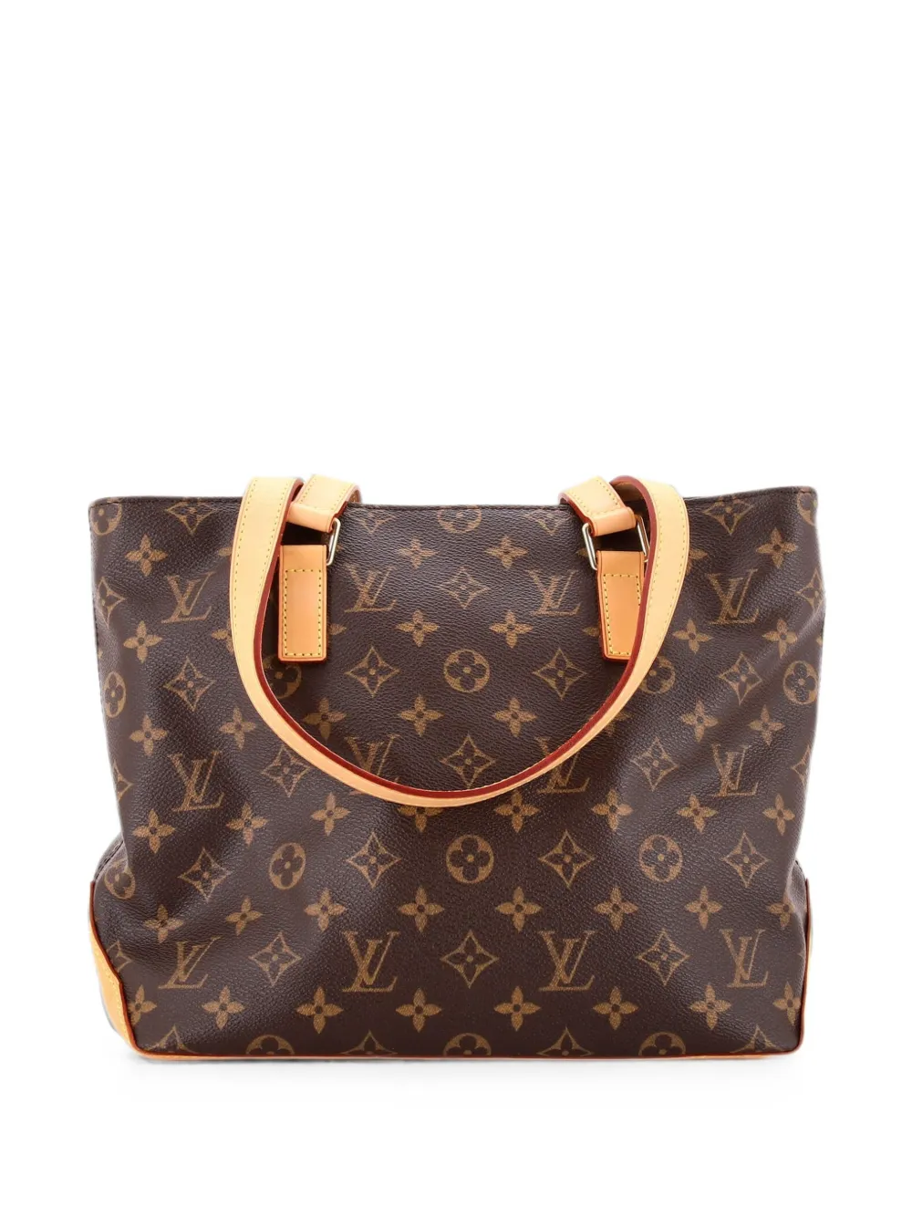 Pre-owned Louis Vuitton Cabas Piano Monogram Canvas Tote Bag In Brown