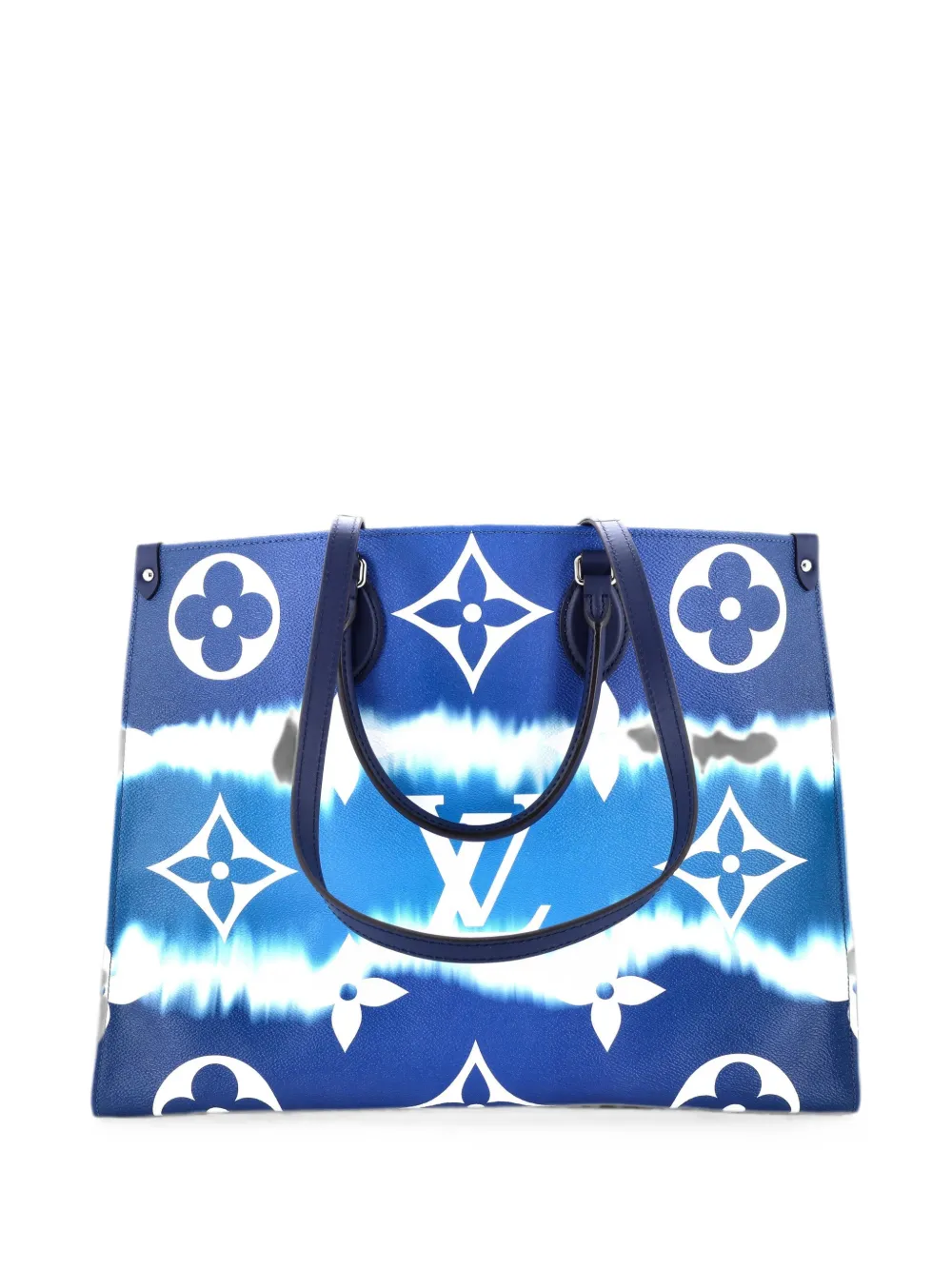 Pre-owned Louis Vuitton Onthego Limited Edition Escale Monogram Giant Gm Tote Bag In Blue