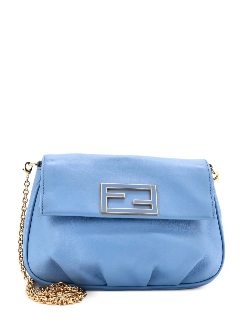 Fendi Pre-Owned Fendista Umhängetasche aus Leder - Blau