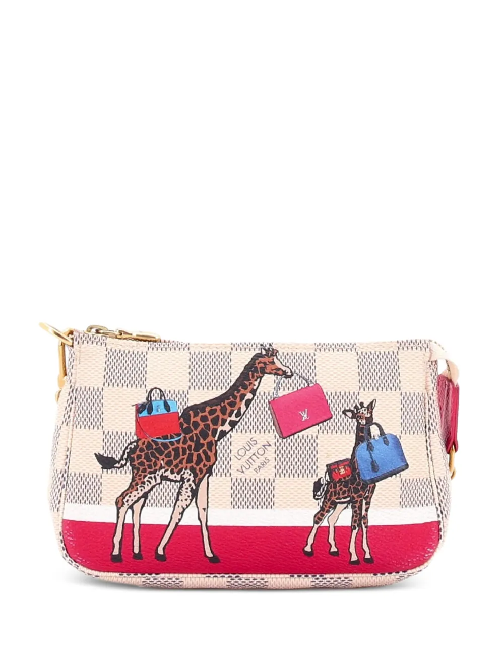 Louis Vuitton Pre-Owned Pochette Accessoires Limited Edition Mini Clutch - Weiß