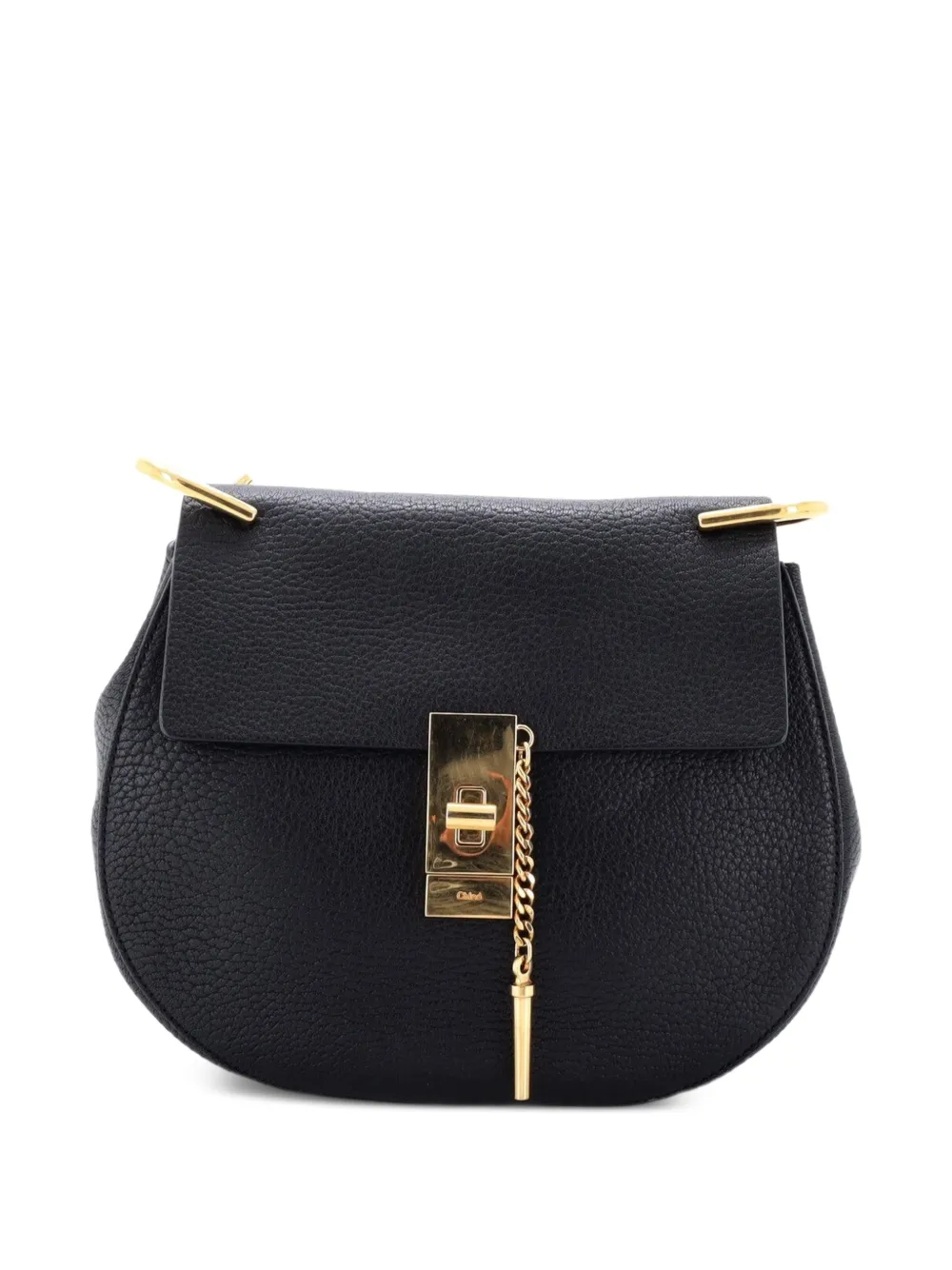Chloé Pre-Owned Borsa a tracolla Drew piccola in pelle - Nero
