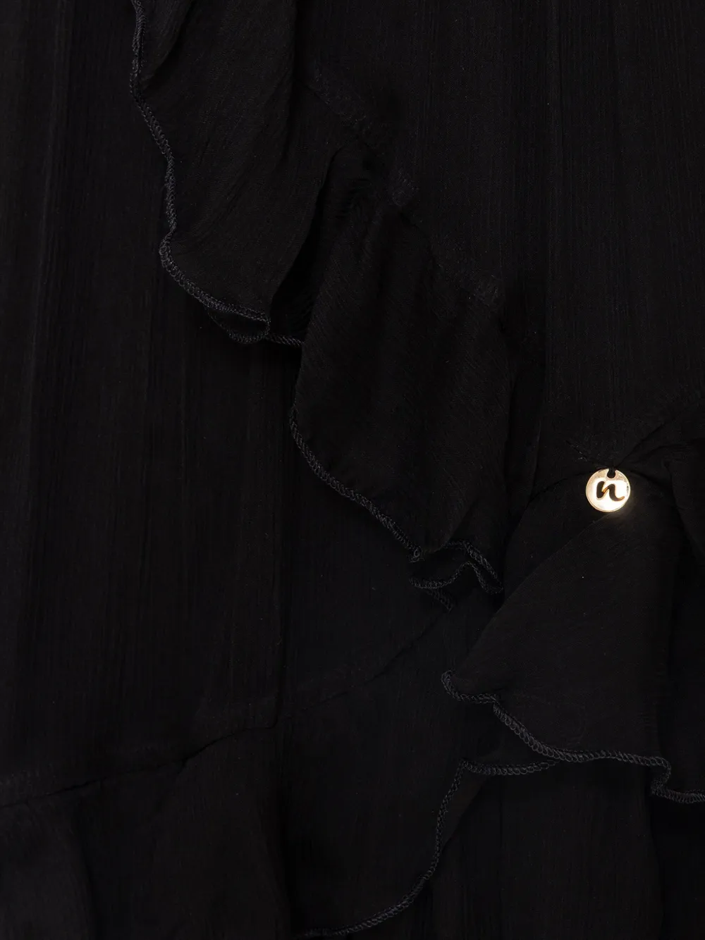 NISSA Mini-jurk met open rug Zwart