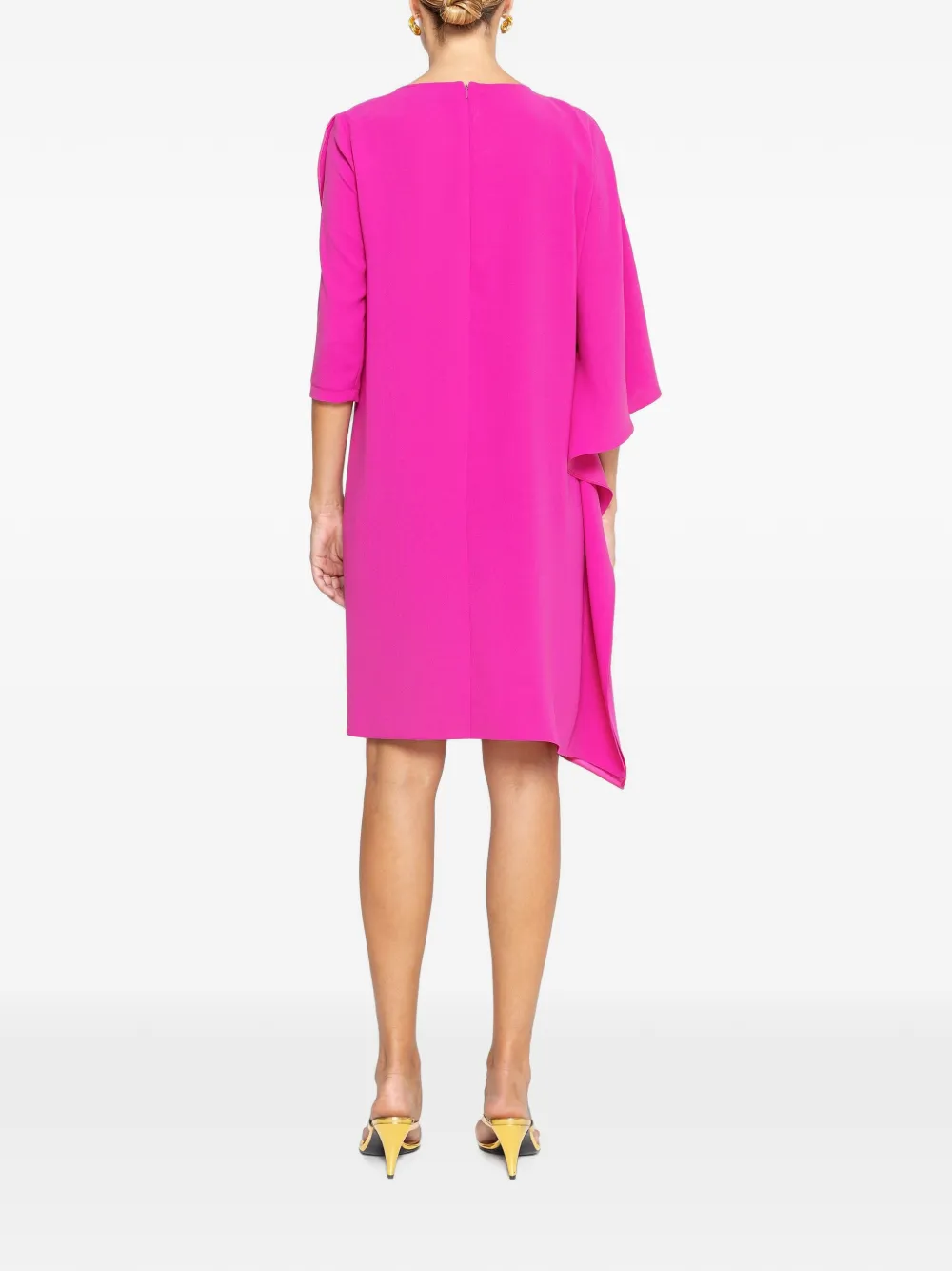 NISSA Ruimvallende midi-jurk Roze