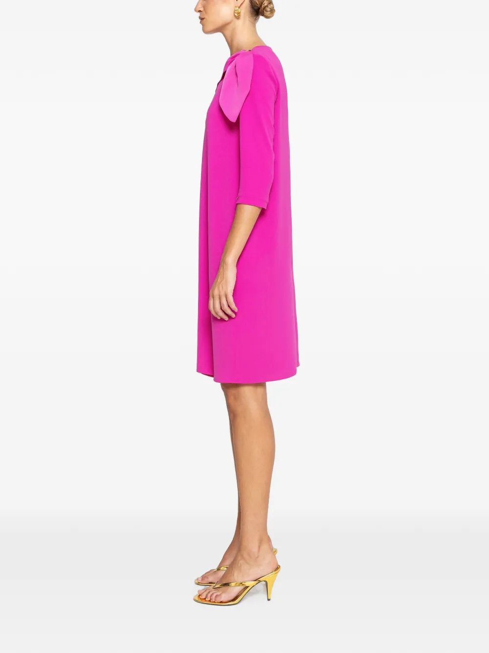 NISSA Ruimvallende midi-jurk Roze