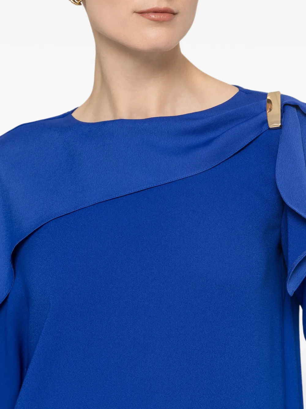 NISSA Ruimvallende midi-jurk Blauw