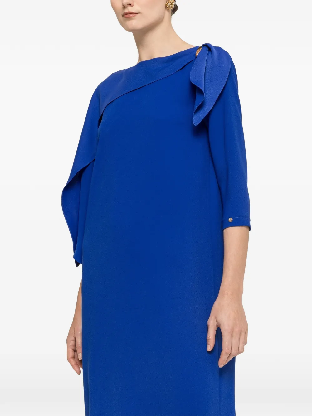 NISSA Ruimvallende midi-jurk Blauw