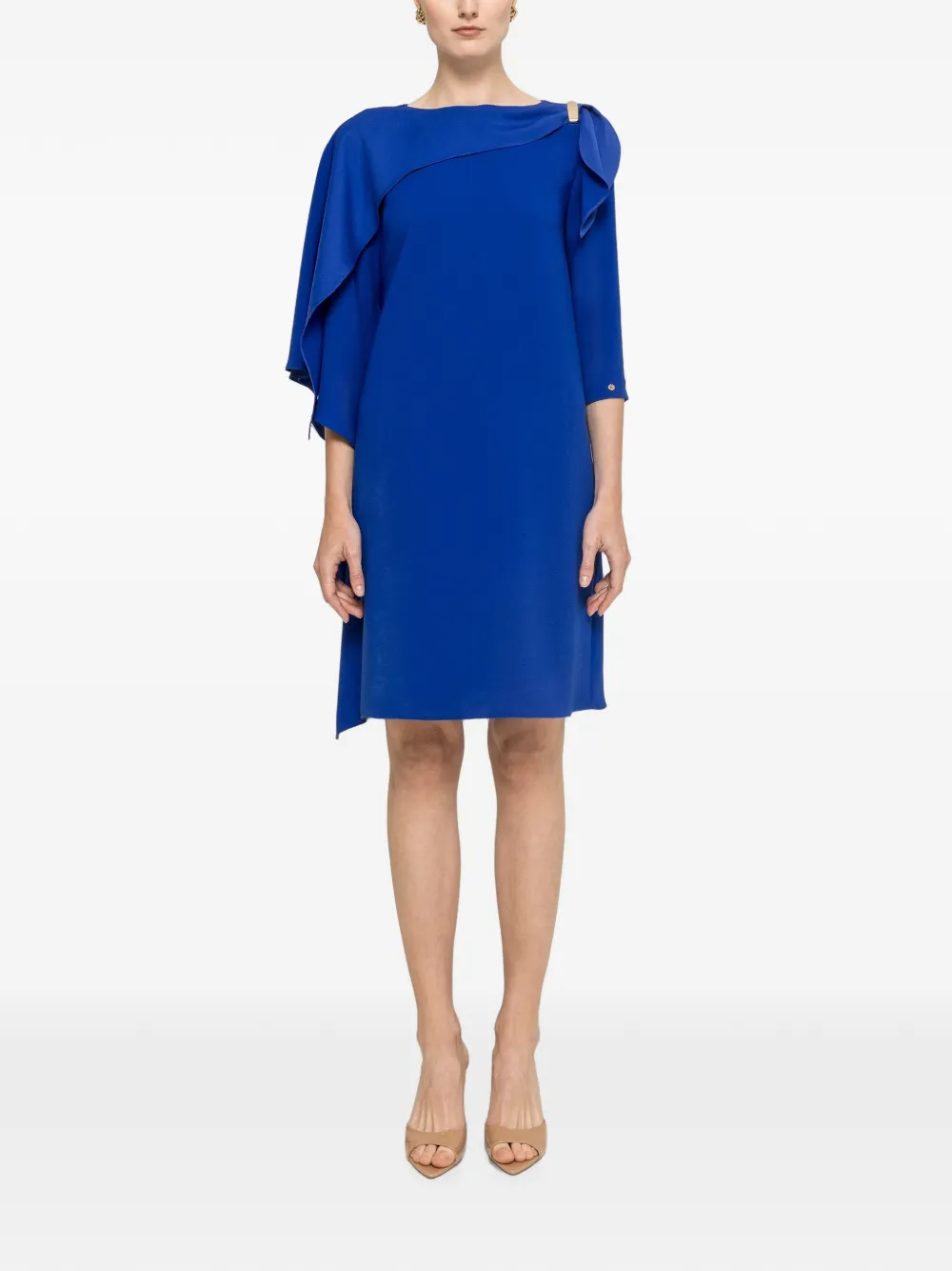 NISSA relaxed fit midi dress - Blu