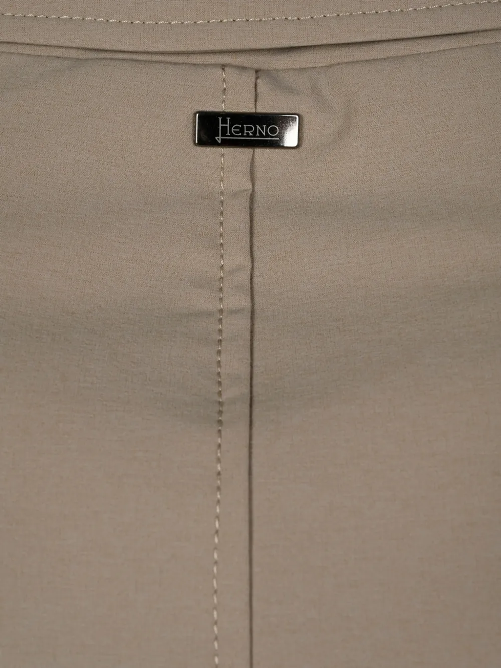 Herno Blazer met enkele rij knopen Beige
