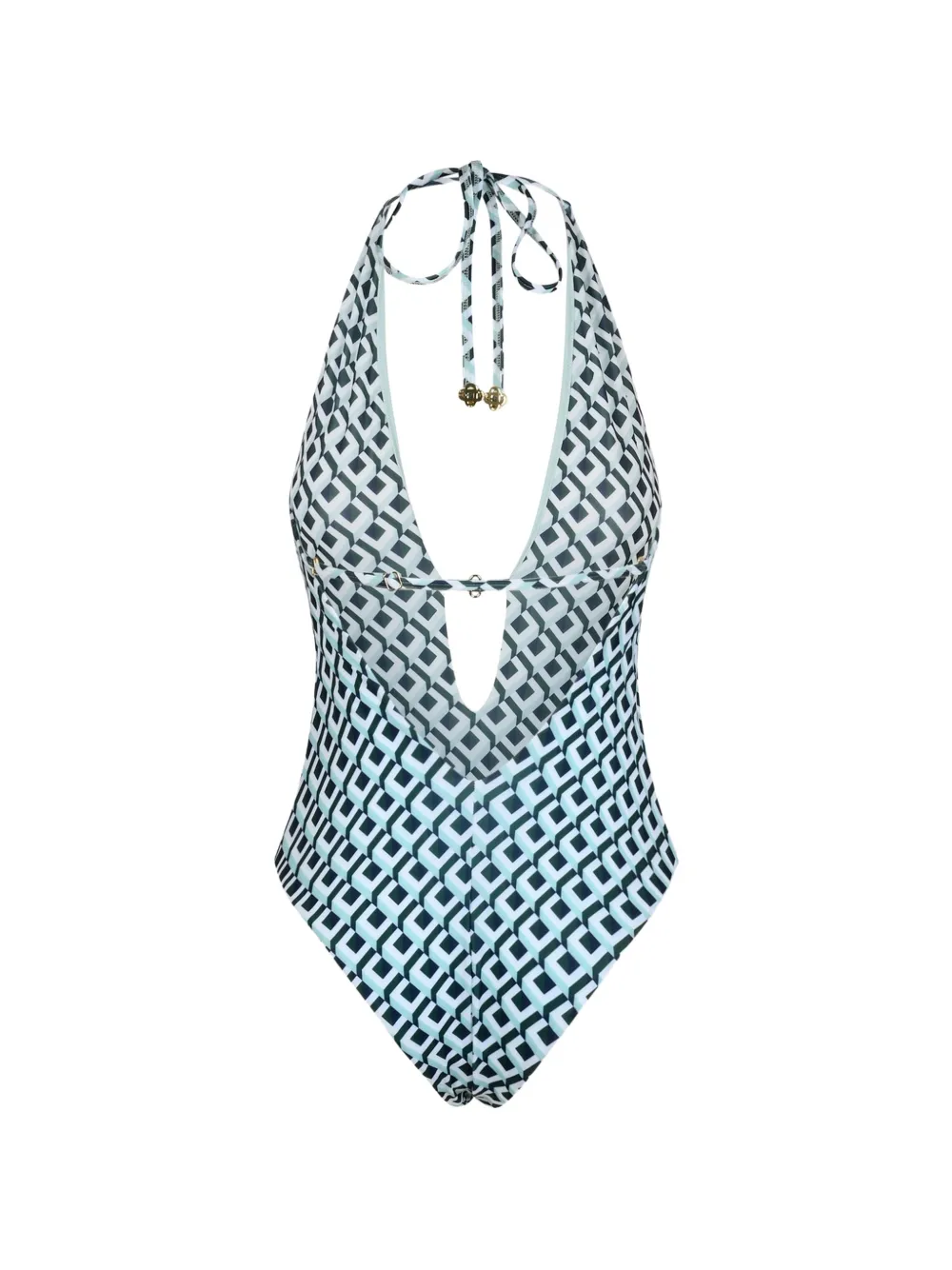 Casablanca Cubist CC badpak met monogram Blauw