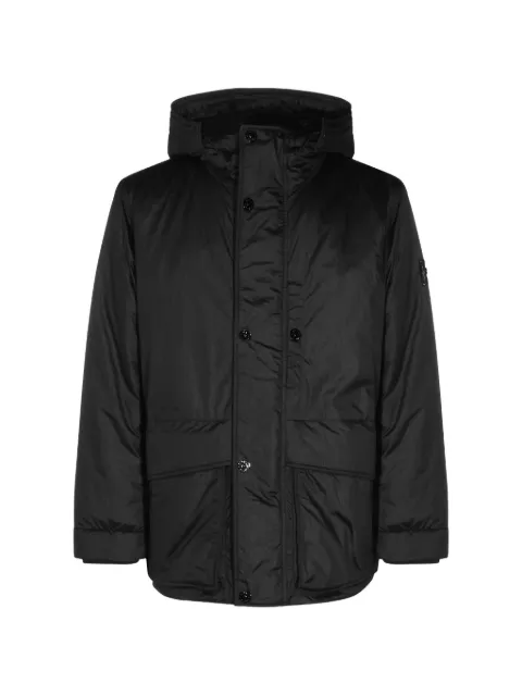 Stone Island hooded button-up coat