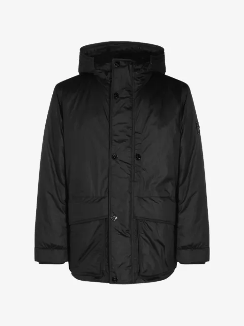 Stone Island hooded button-up coat