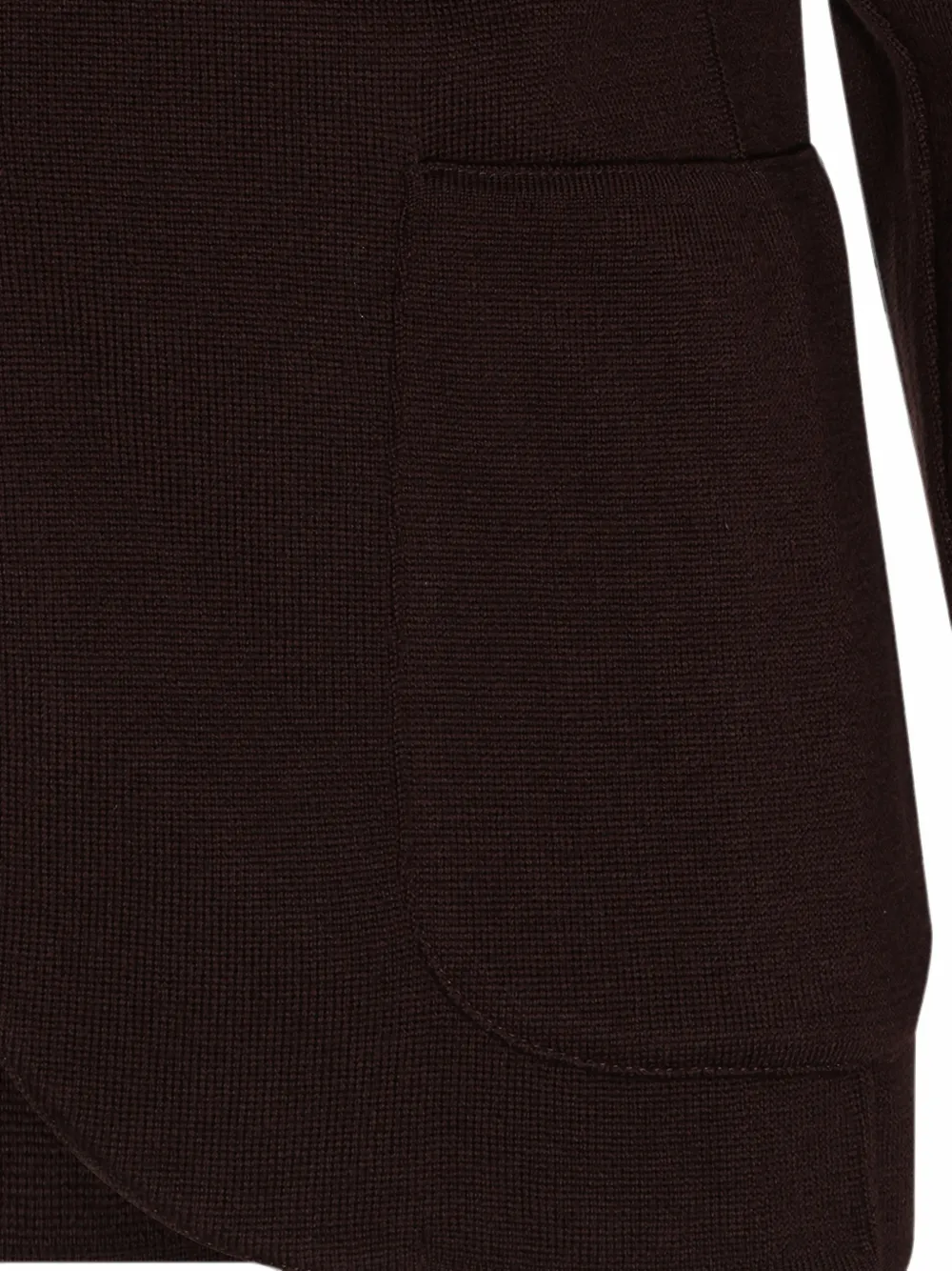 Lardini Wollen button-up jack Bruin