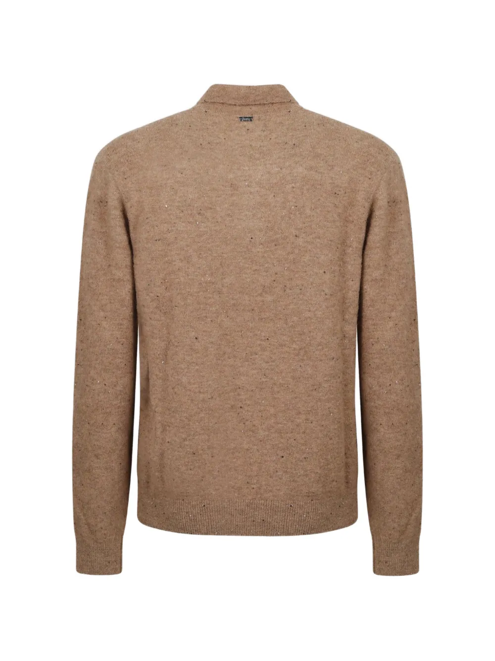 Herno Resort gebreide polotrui Bruin