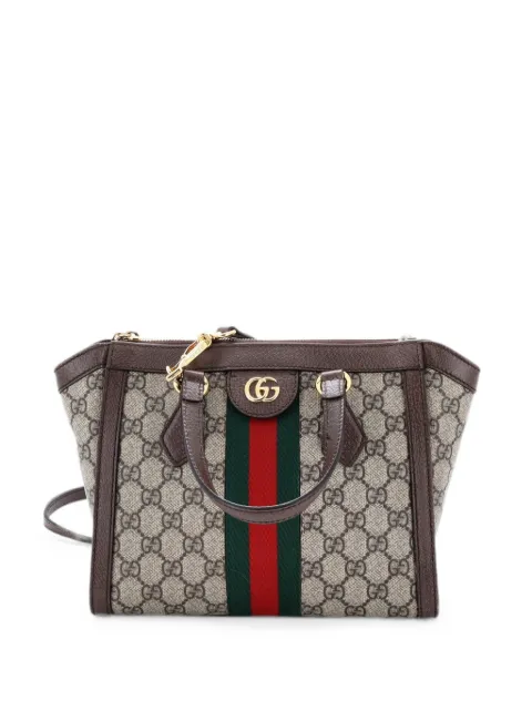 Gucci Pre-Owned Ophidia Top Handle GG Coated Canvas Small tote bag