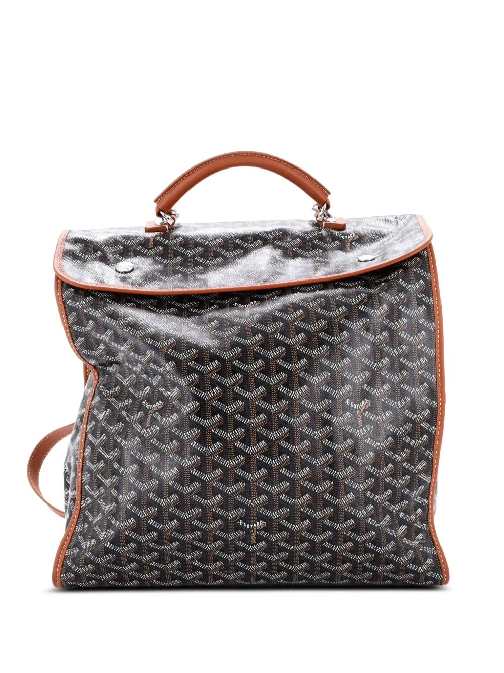 Goyard Pre-Owned Zaino Saint Leger in tela cerata - Marrone